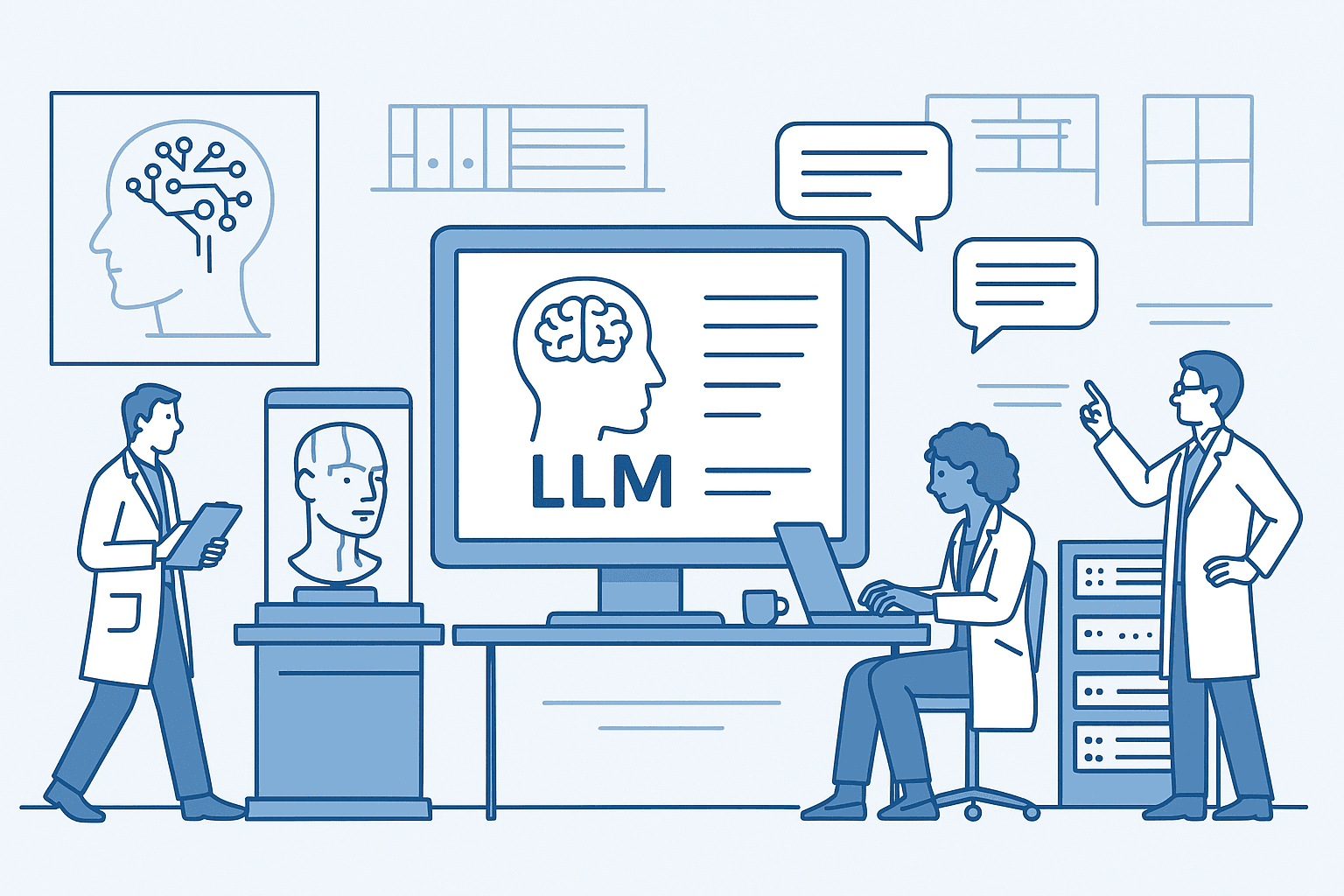 LLM research infographic