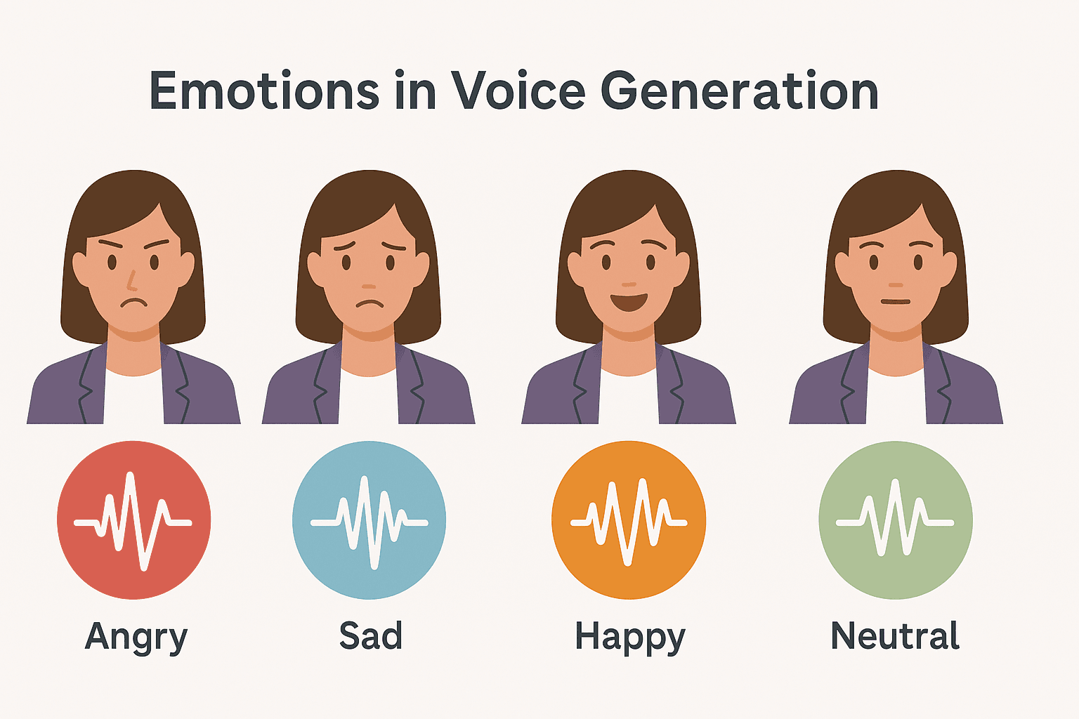 Emotional range in voice design